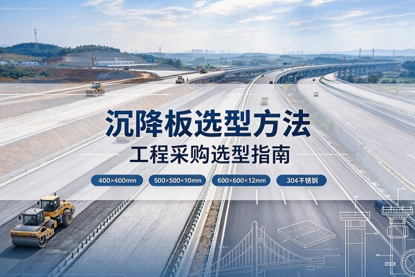 蒙城沉降板选择方法