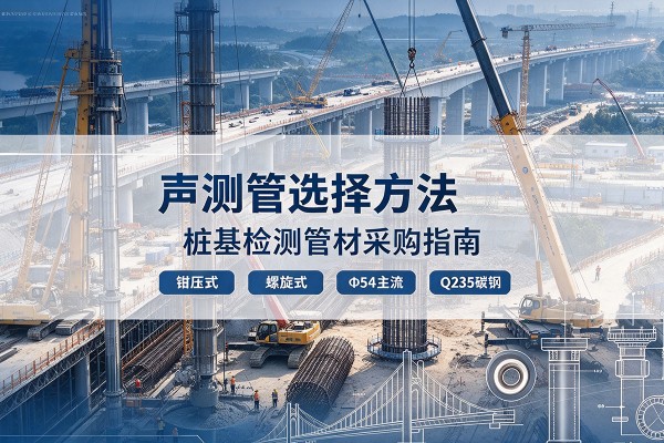 蒙城声测管选型标准