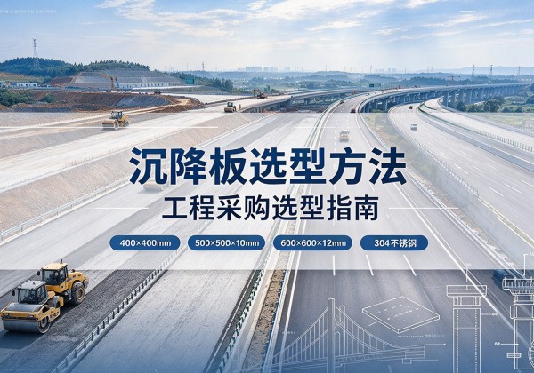 蒙城沉降板选择方法