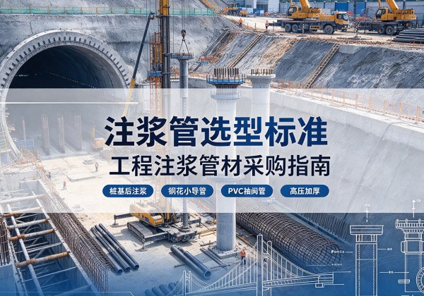 蒙城注浆管选型标准